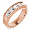 14K Rose 1 .375 CTW Diamond Mens Ring Ref 14769576